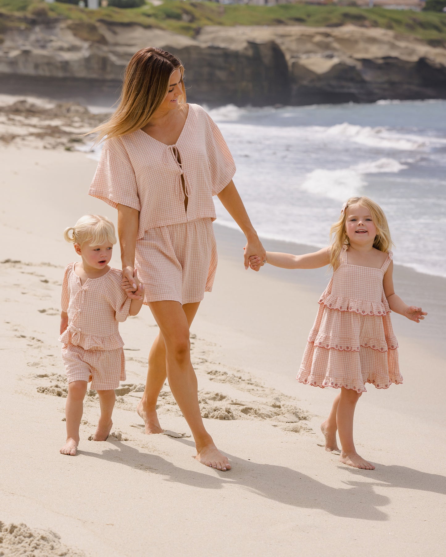 Rylee and Cru Juniper Set - Petal Gingham