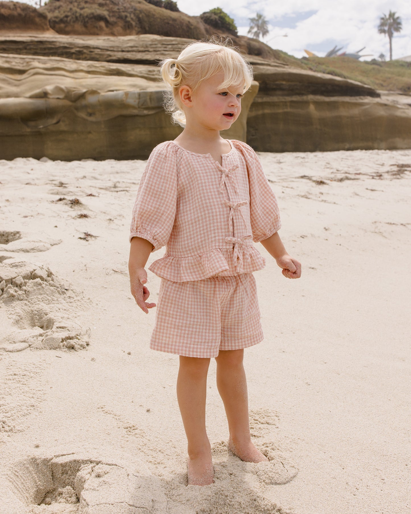 Rylee and Cru Juniper Set - Petal Gingham
