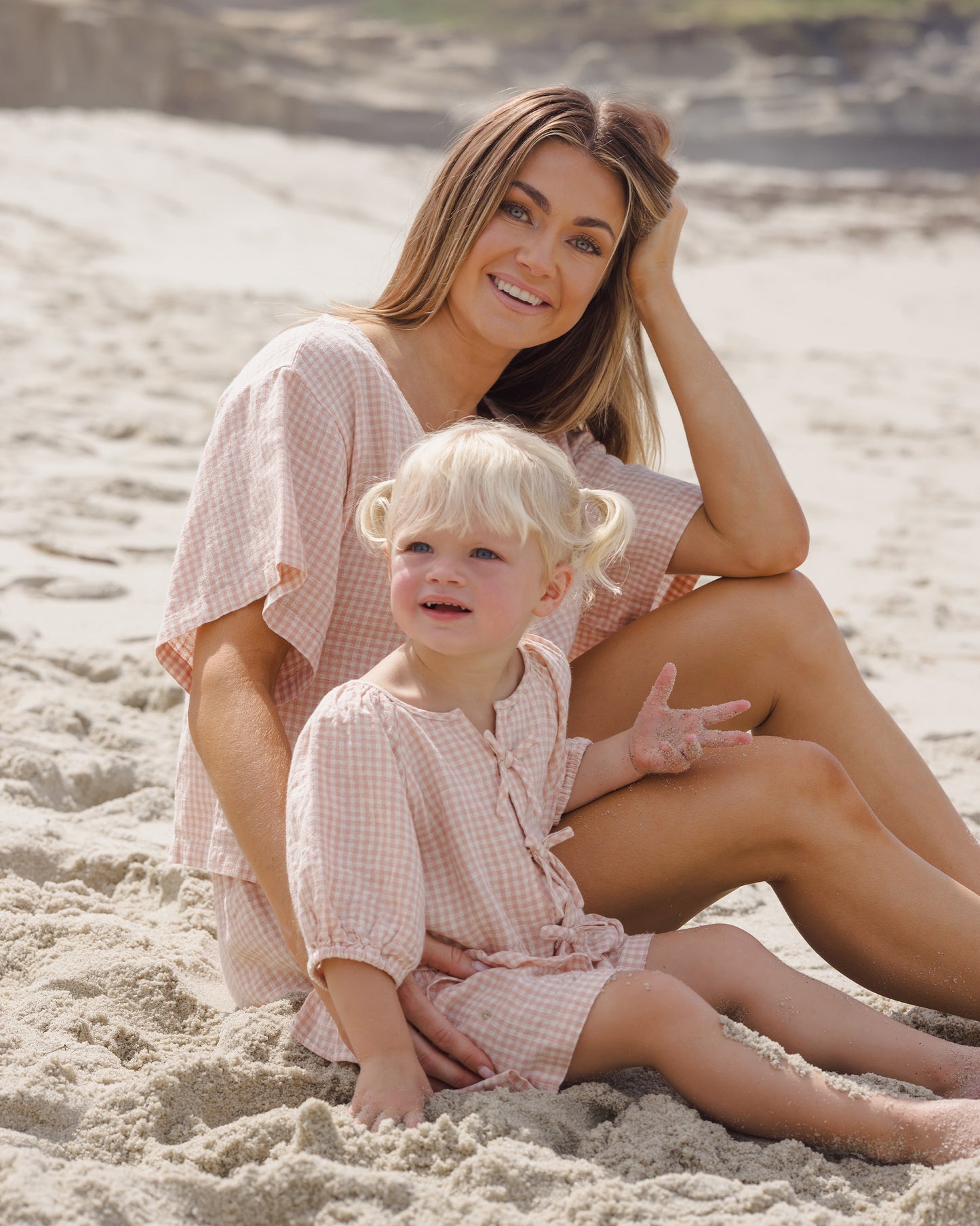 Rylee and Cru Juniper Set - Petal Gingham
