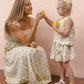 Rylee and Cru Lenny Skirt - Lemon Ditsy Flower