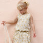 Rylee and Cru Lenny Skirt - Lemon Ditsy Flower