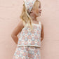 Rylee and Cru Lili Knit Set - Blue, Light Pink, Ivory