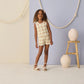 Rylee and Cru Crochet Tank Set - Citron Daisy Check