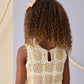 Rylee and Cru Crochet Tank Set - Citron Daisy Check