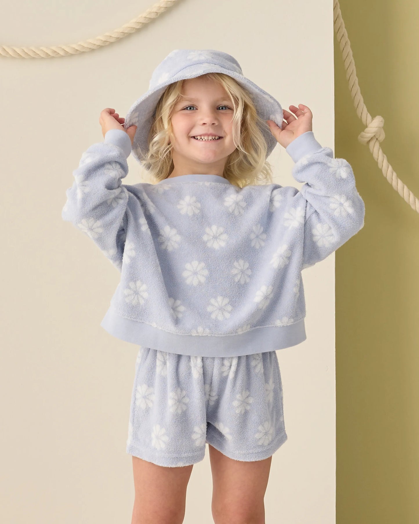 Rylee and Cru Bucket Hat - Periwinkle Daisy