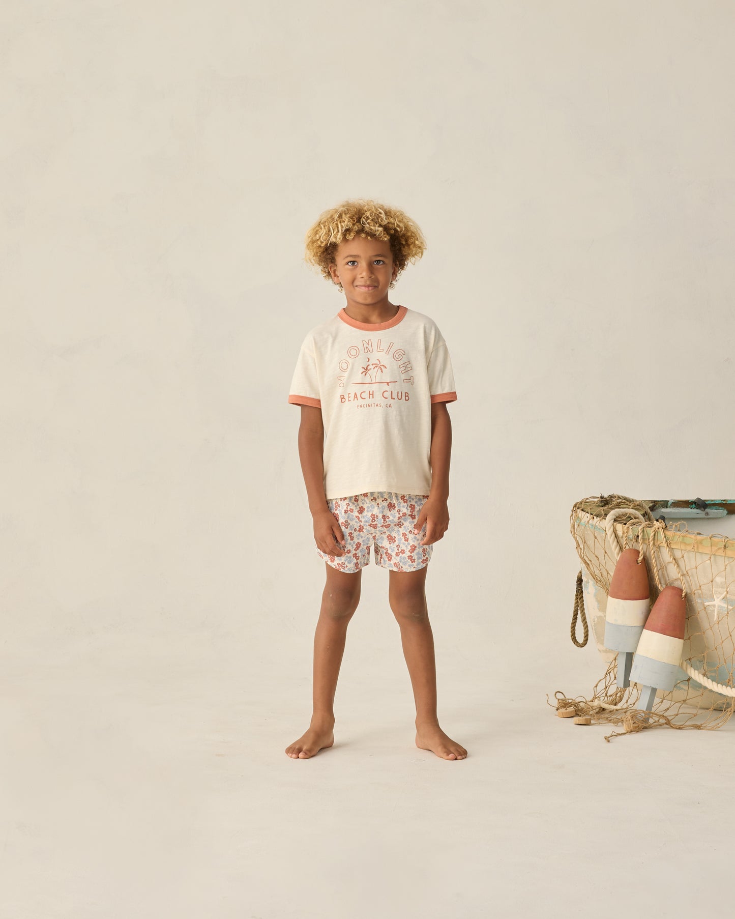 Rylee and Cru Ringer Tee - Moonlight