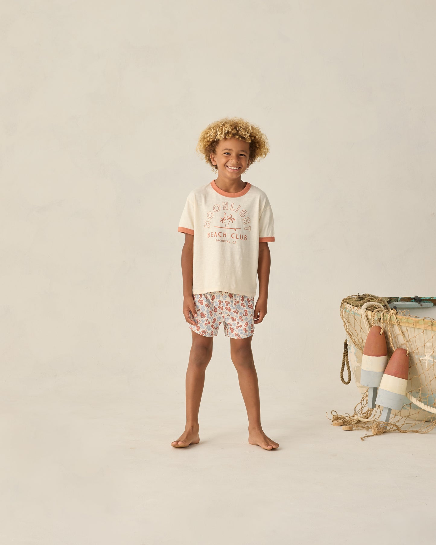 Rylee and Cru Ringer Tee - Moonlight