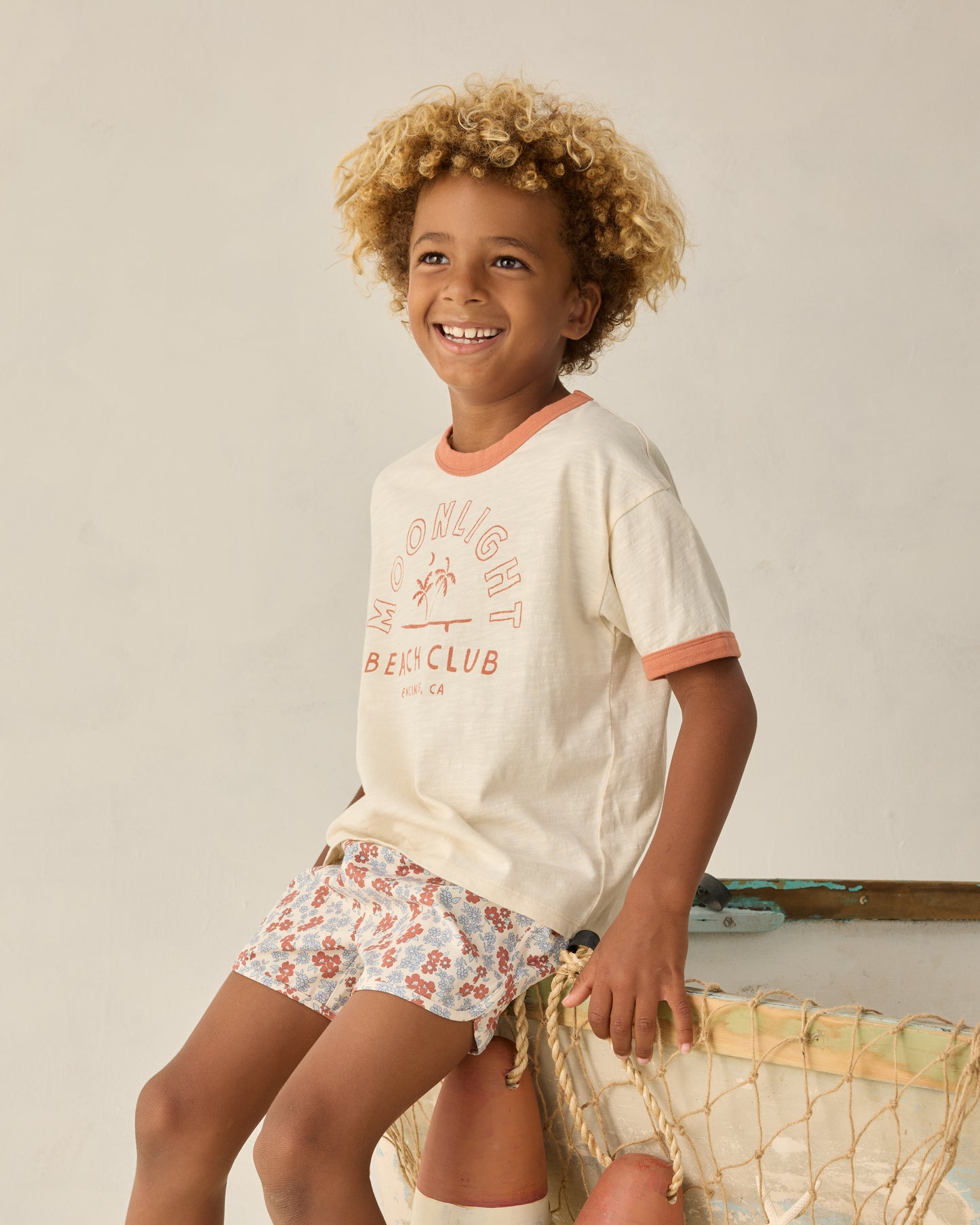 Rylee and Cru Ringer Tee - Moonlight