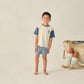 Rylee and Cru Swim Trunk - Navy Floral