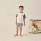 Rylee and Cru Swim Trunk - Navy Floral