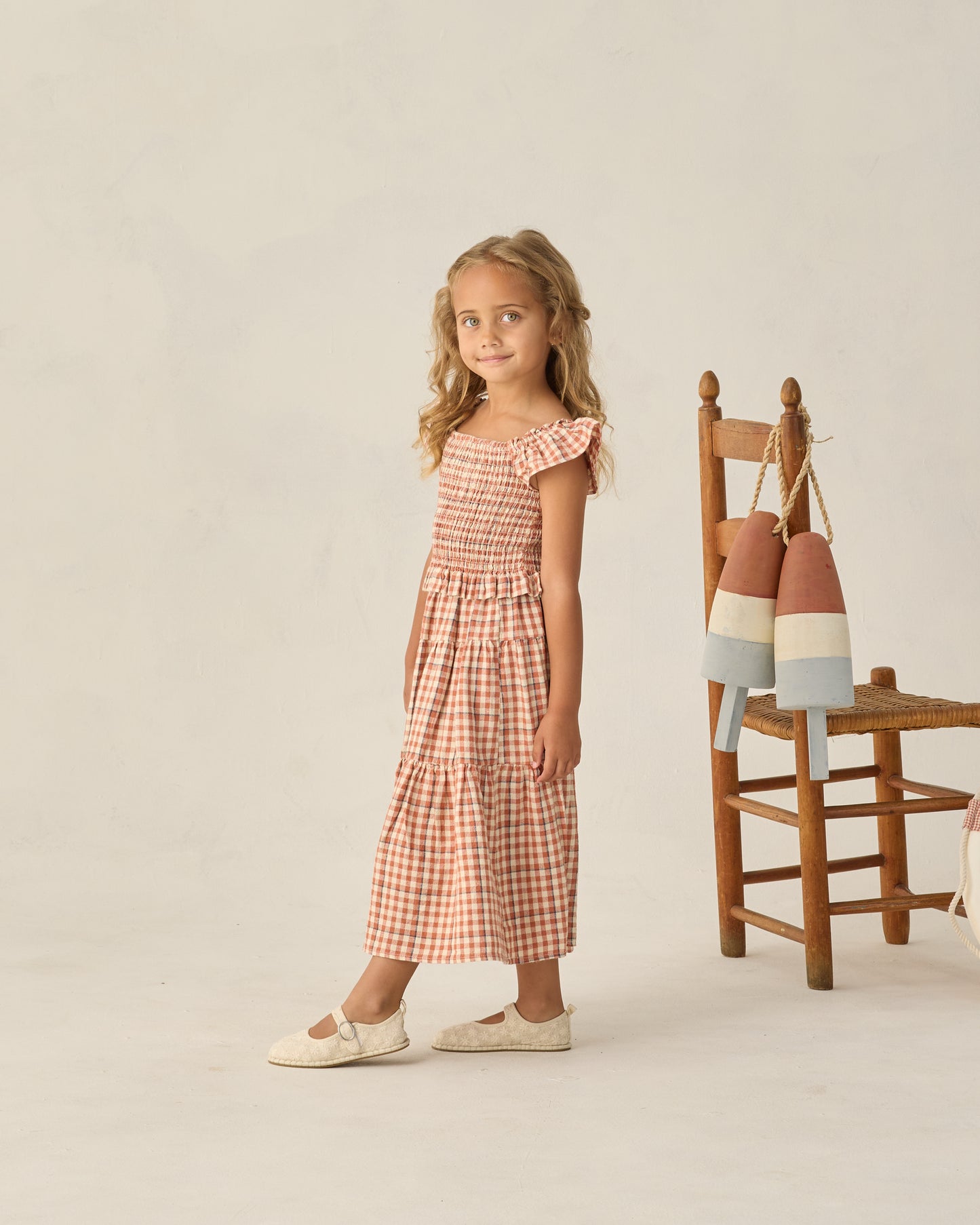 Rylee and Cru Zayla Top - Poppy Gingham