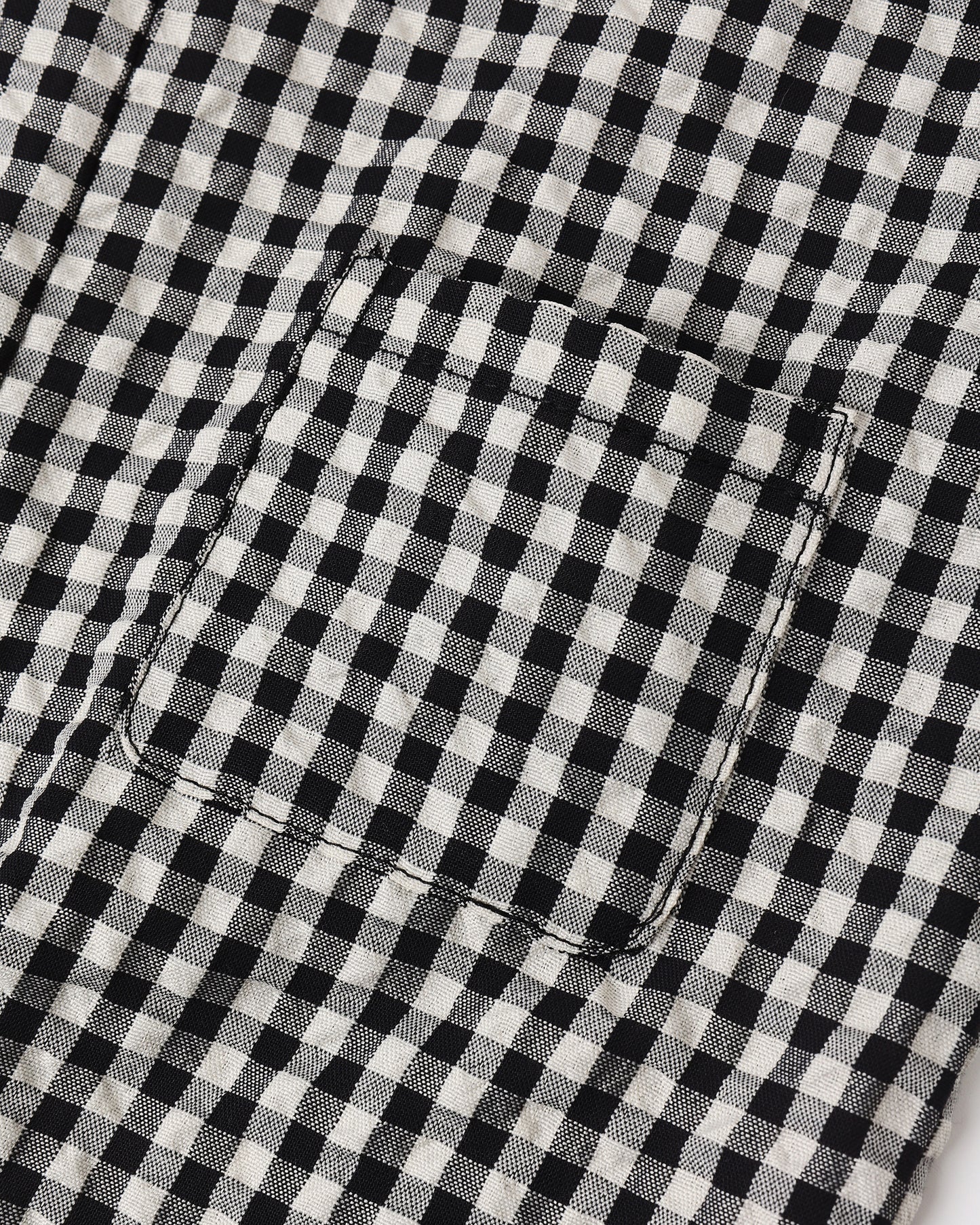 Rylee and Cru Button Jumpsuit - Black Check