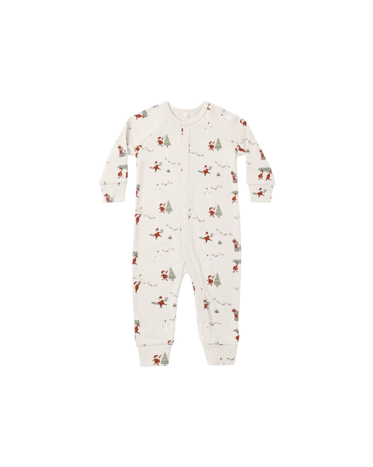 Rylee and Cru Organic Long John Pajamas - Gnome Village