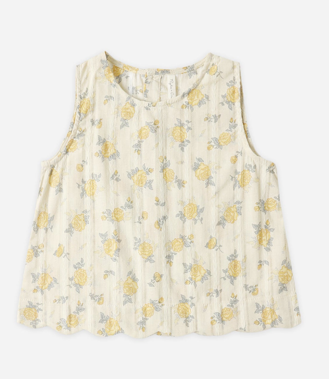 Rylee and Cru Lenny Top - Lemon Ditsy Flower