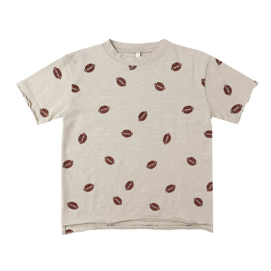 Rylee and Cru Raw Edge Tee - Footballs