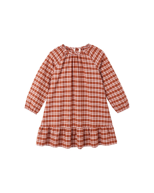 Rylee and Cru Holly Nightgown - Ruby Plaid