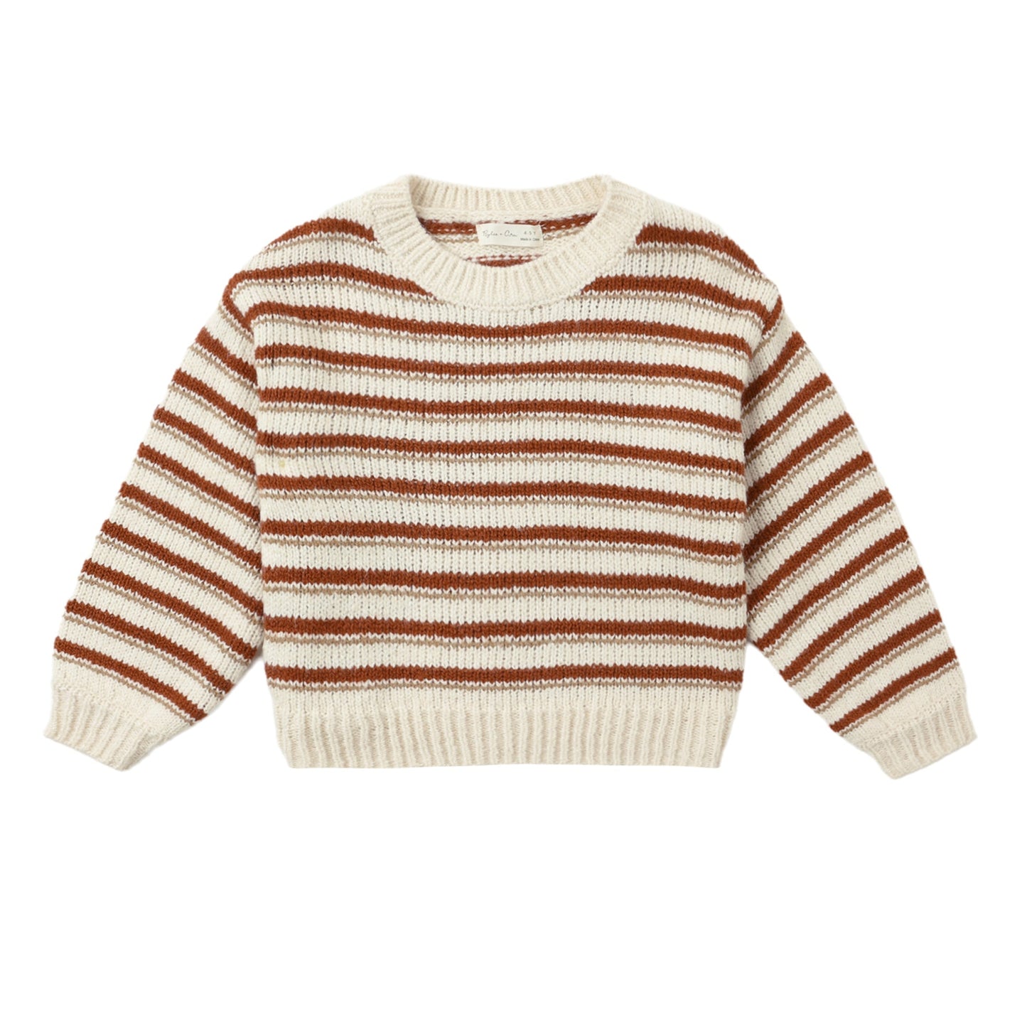 Rylee and Cru Aspen Sweater - Ruby Stripe