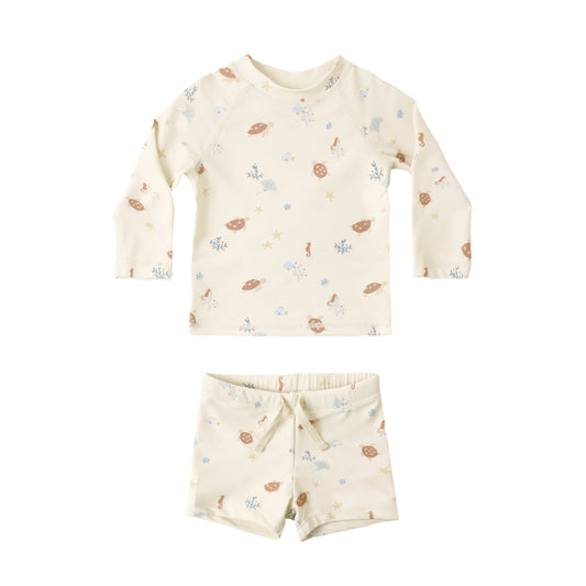Rylee and Cru Boys Rashguard Set - Aquatic