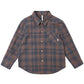Rylee and Cru Collared Long Sleeve Shirt - Midnight Plaid