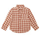 Rylee and Cru Collared Long Sleeve Shirt - Red Plaid