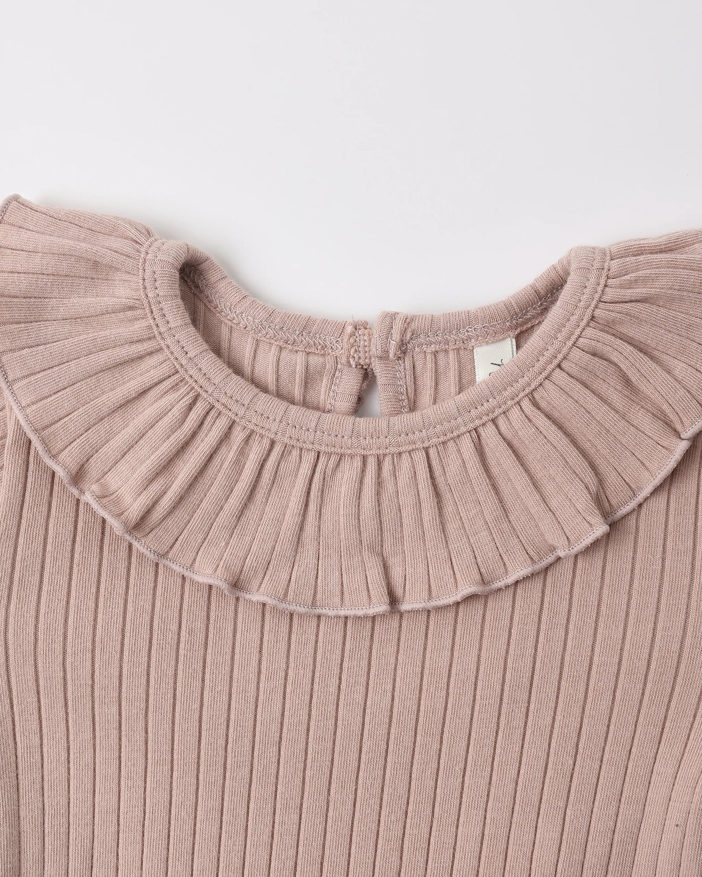 Rylee and Cru Ruffle Collar Bodysuit - Rosewood
