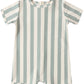 Rylee and Cru Shorty One-Piece - Green Stripe