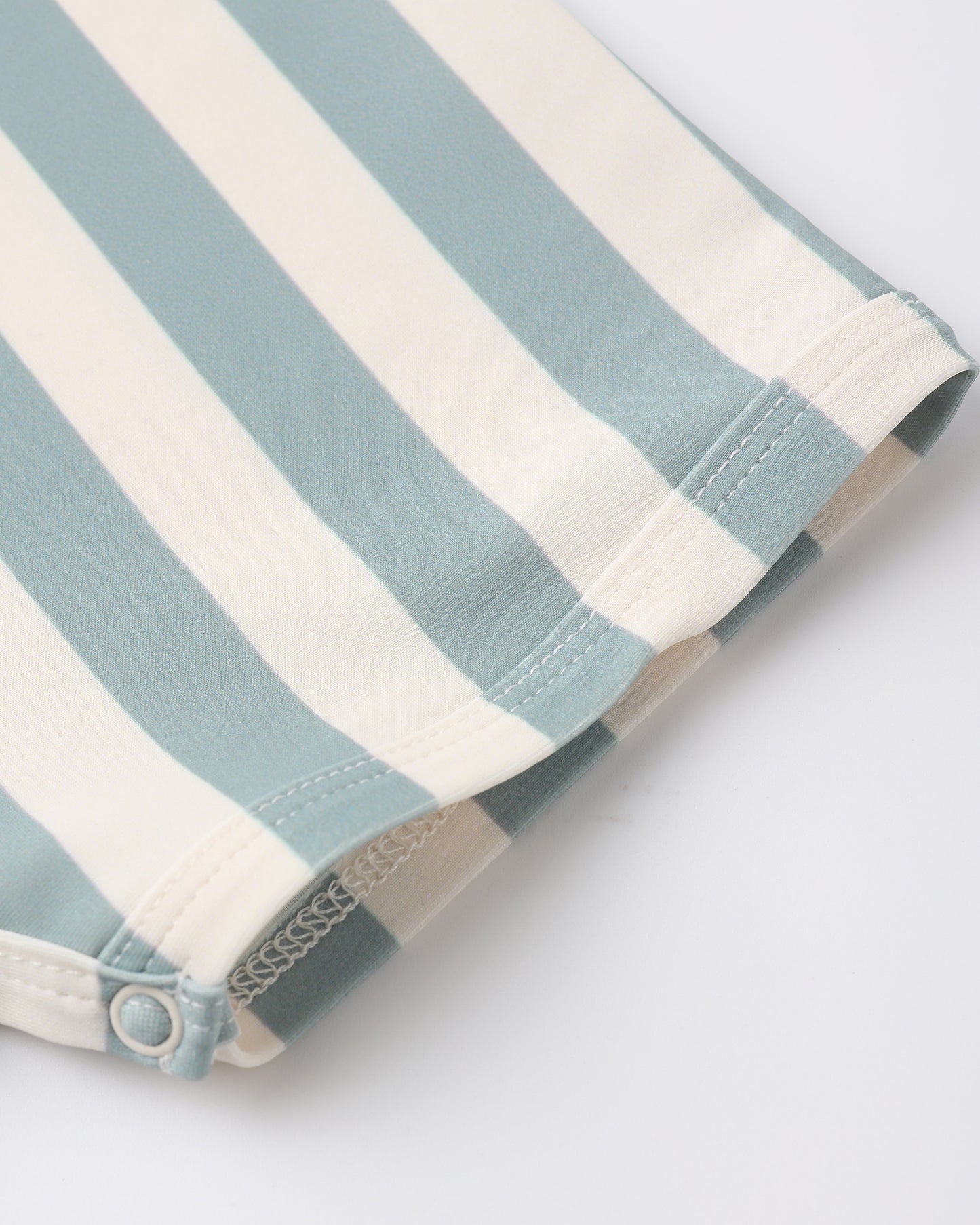 Rylee and Cru Shorty One-Piece - Green Stripe