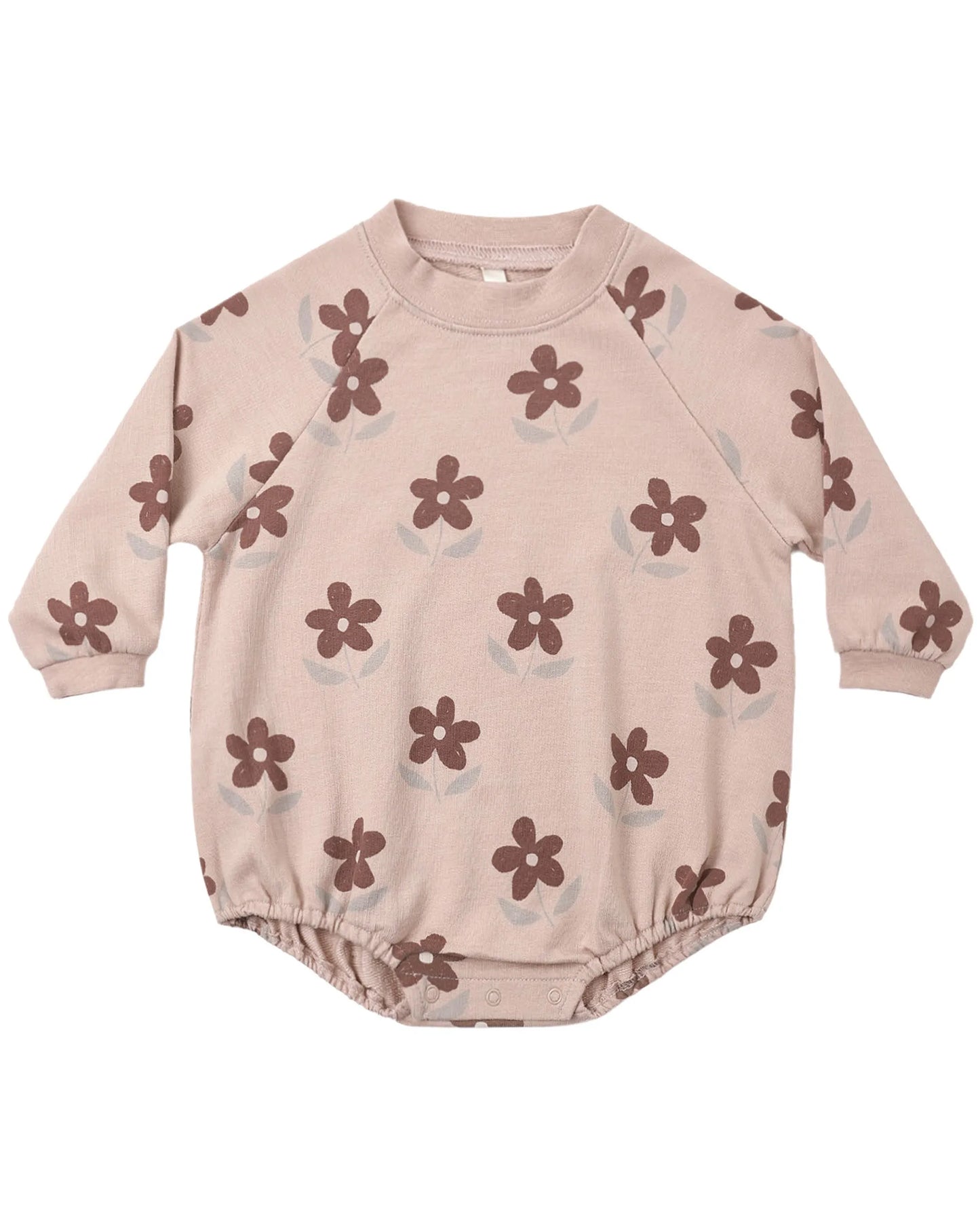 Rylee and Cru Crew Neck Romper - Daisy