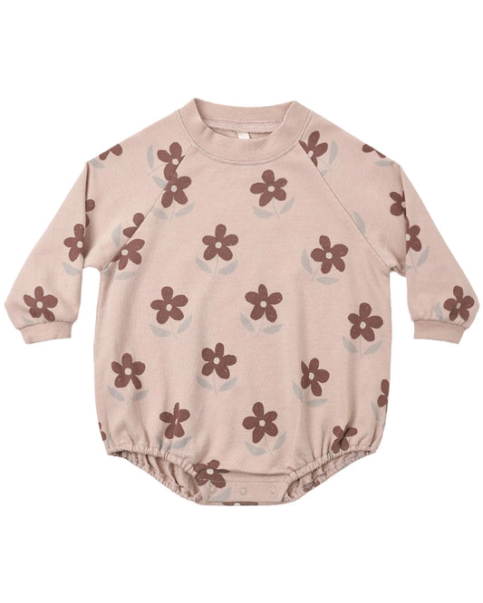 Rylee and Cru Crew Neck Romper - Daisy