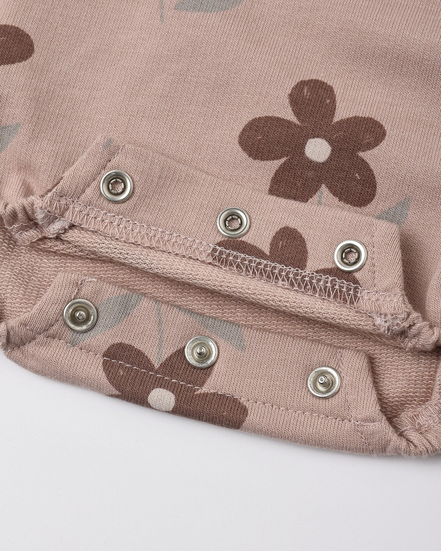 Rylee and Cru Crew Neck Romper - Daisy