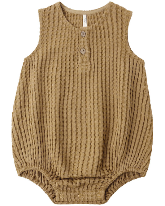 Rylee and Cru Beau Romper - Ocre