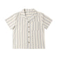 Rylee and Cru Lapel Collar Shirt - Wave Stripe