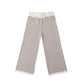 Rylee and Cru Knit Wide Leg Pant - Chocolate Stripe
