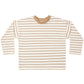 Rylee and Cru Camden Long Sleeve Tee - Fawn Stripe