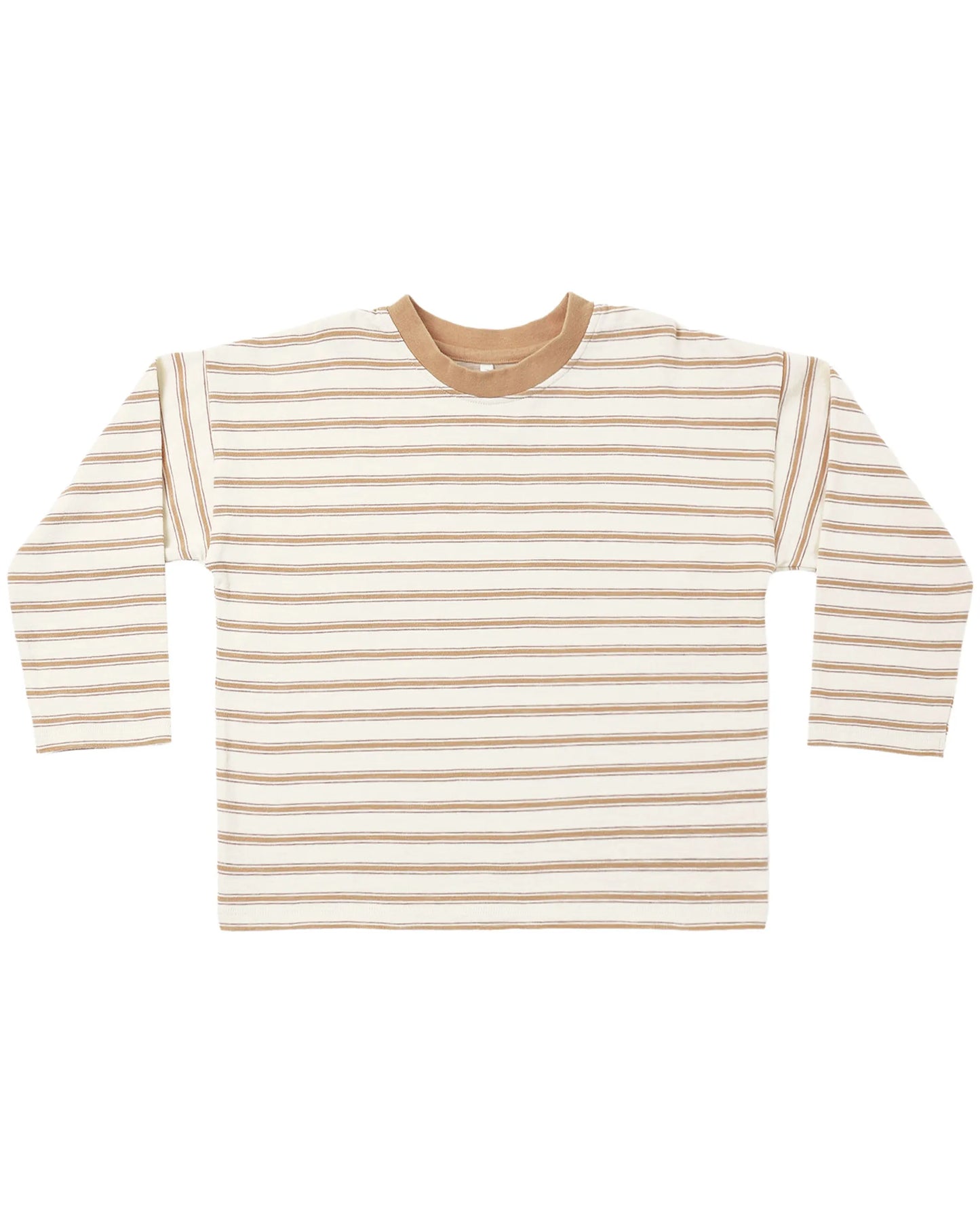 Rylee and Cru Camden Long Sleeve Tee - Fawn Stripe