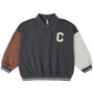 Rylee and Cru Collared Sweatshirt - Color Block