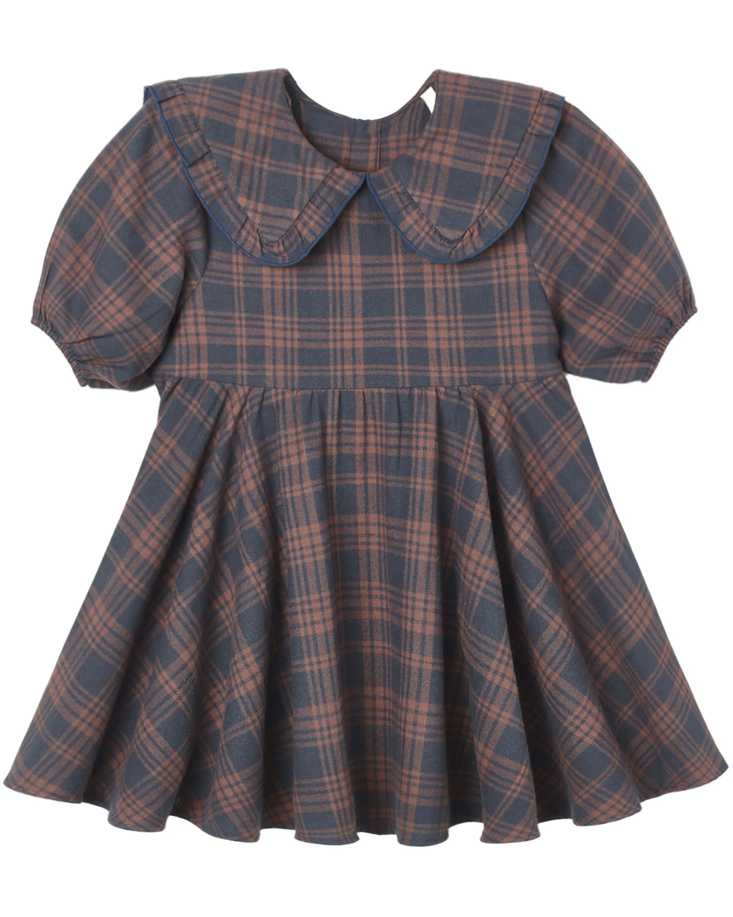 Rylee and Cru Camille Dress - Midnight Plaid