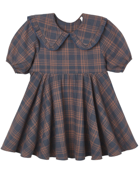 Rylee and Cru Camille Dress - Midnight Plaid