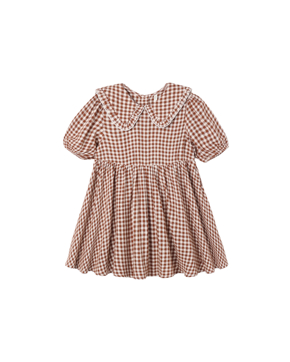 Rylee and Cru Camille Dress - Brick Check