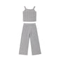 Rylee and Cru Fuzzy Knit - Lounge Set Dusty Blue