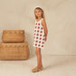 Rylee and Cru Crochet Tank Mini Dress - Strawberry Pattern - Ivory