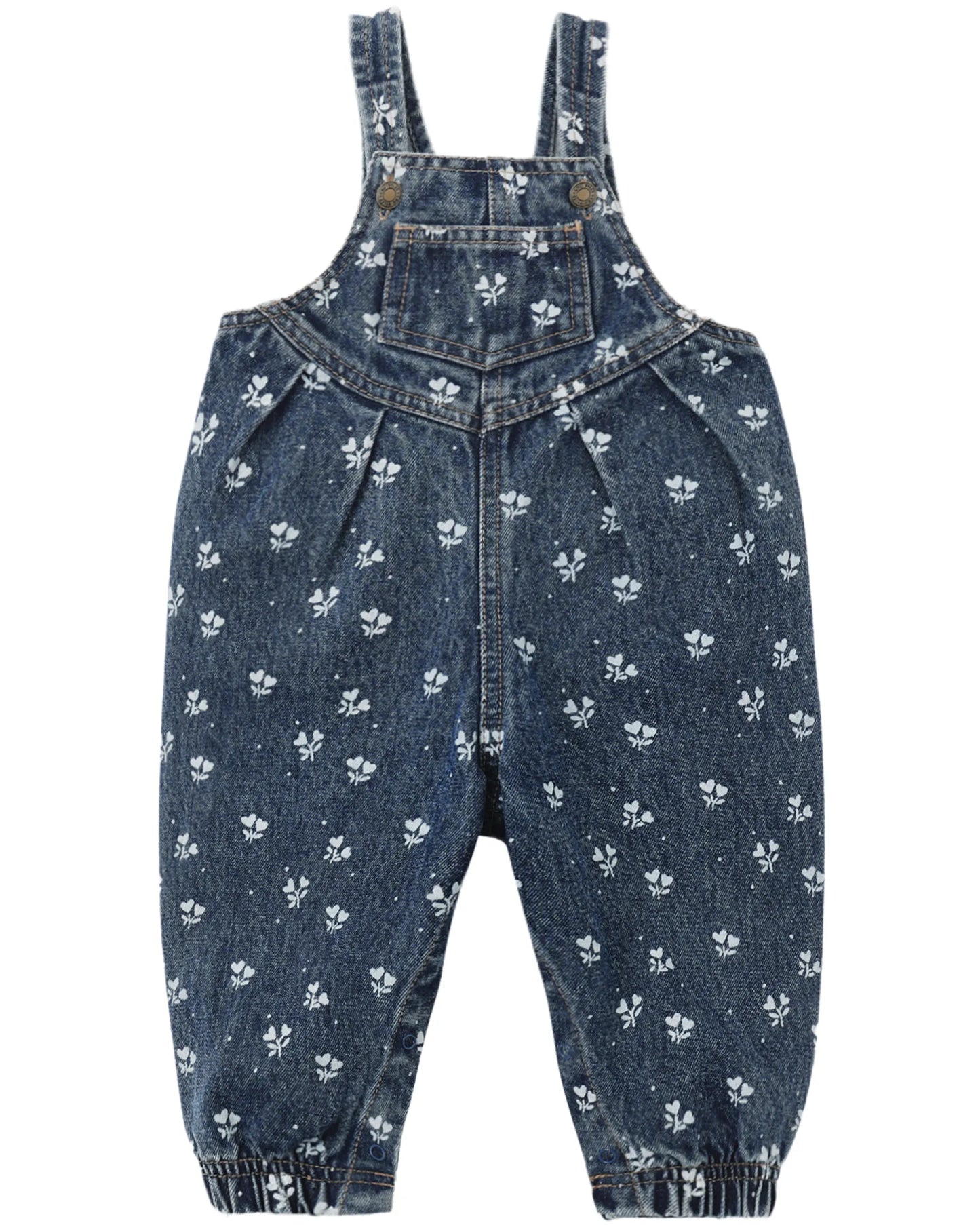 Rylee and Cru Vintage Overall - Heart Ditsy