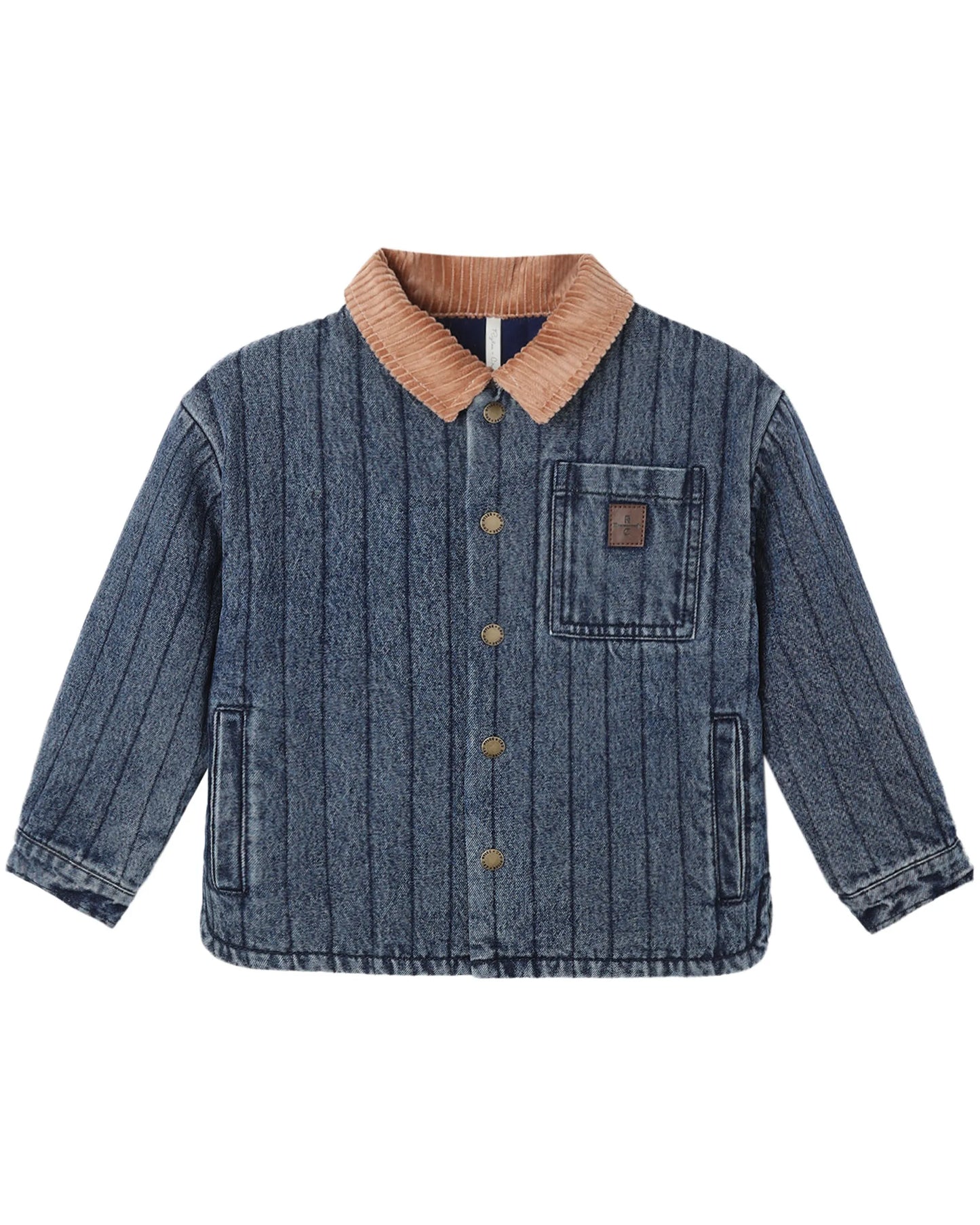 Rylee and Cru Nashville Quilted Jacket - Indigo