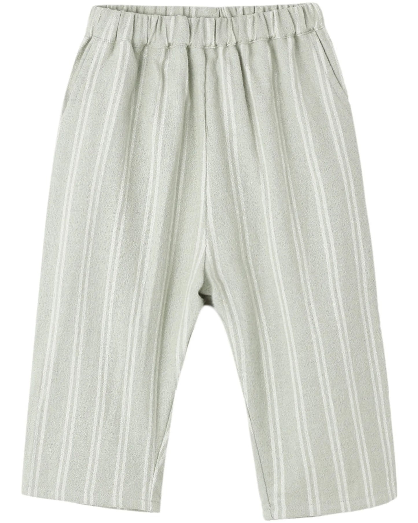 Rylee and Cru Palmer Pant - Sage Pinstripe