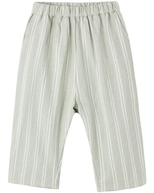 Rylee and Cru Palmer Pant - Sage Pinstripe