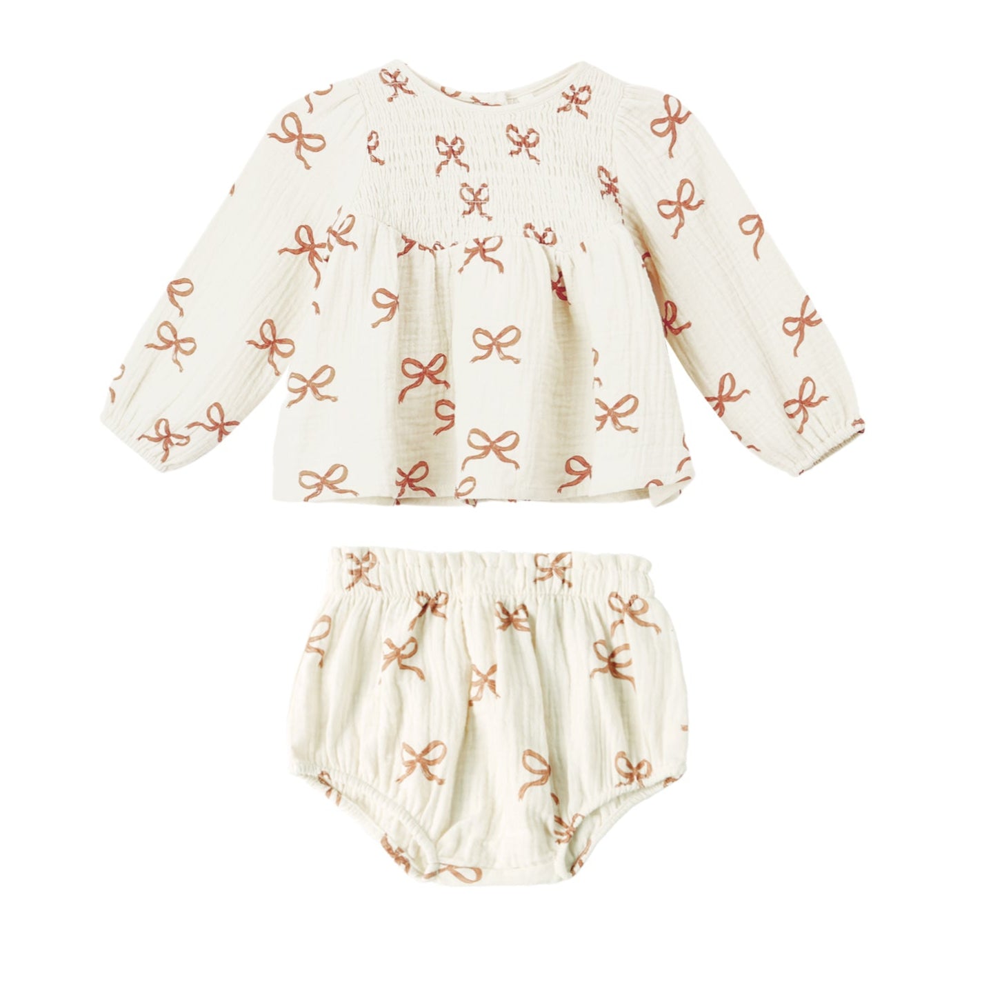 Rylee and Cru Sophia Top + Bloomer Set - Ruby Bows