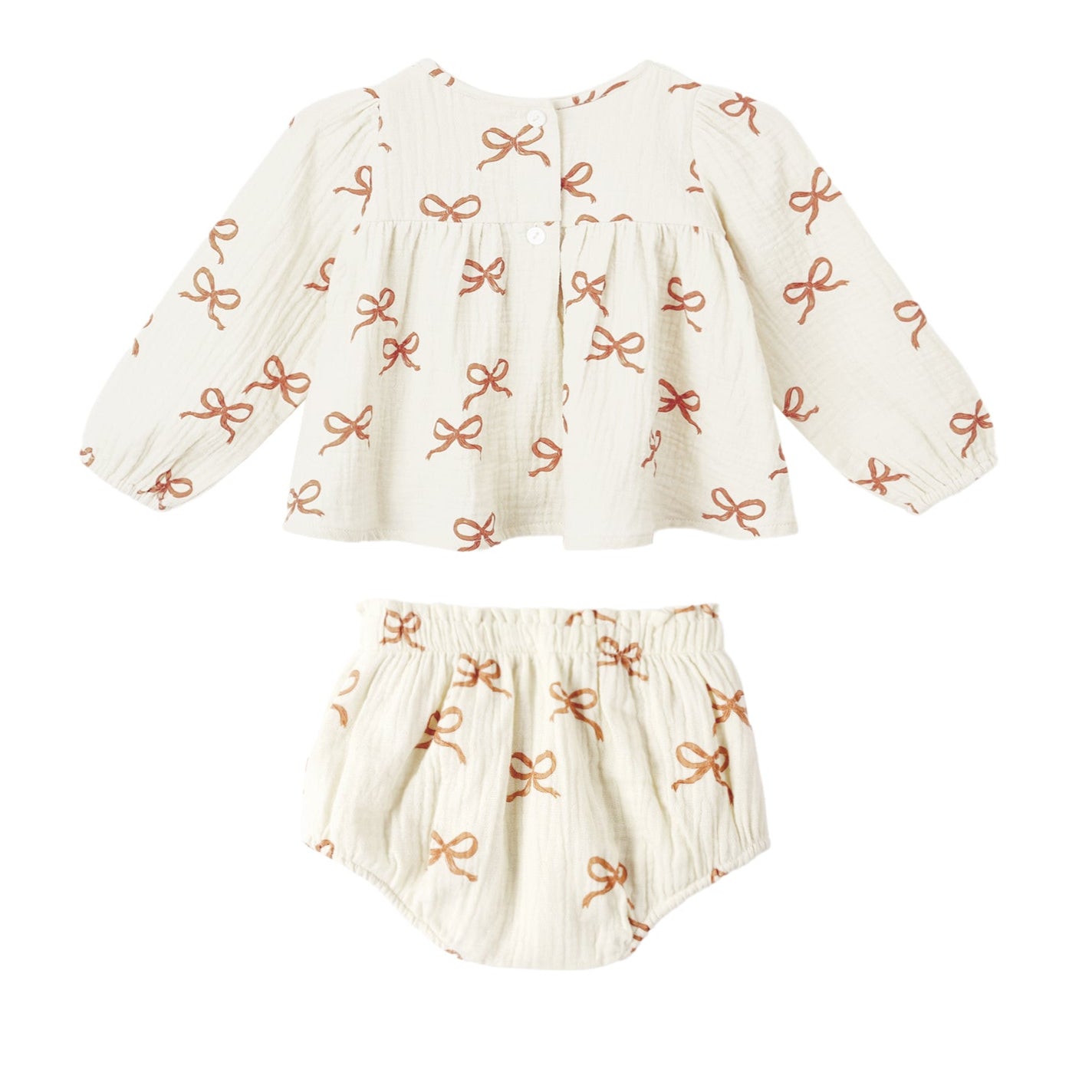 Rylee and Cru Sophia Top + Bloomer Set - Ruby Bows