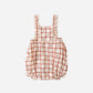 Rylee and Cru Chiara Romper - Cherry Check