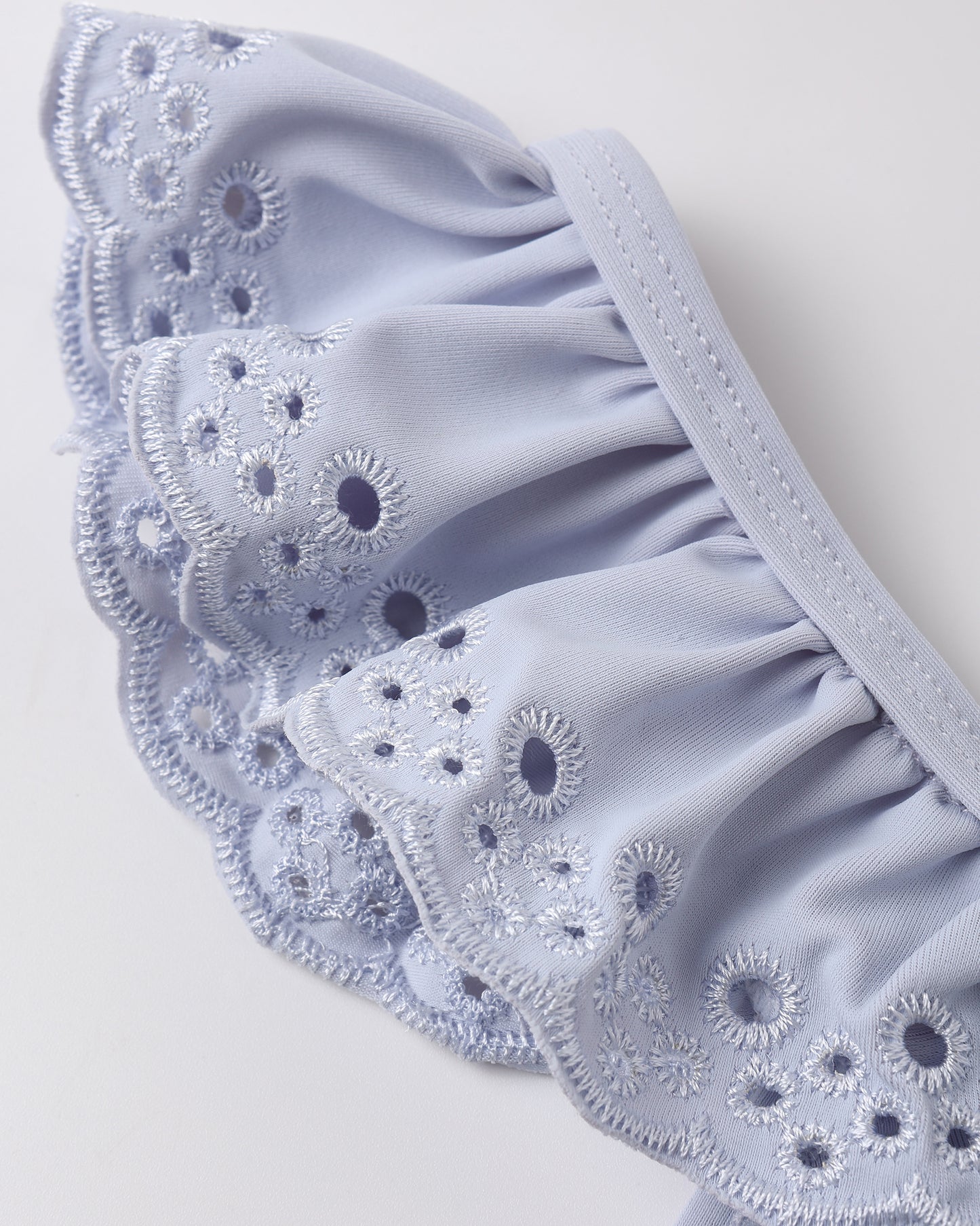 Rylee and Cru Off-The-Shoulder One-Piece - Periwinkle
