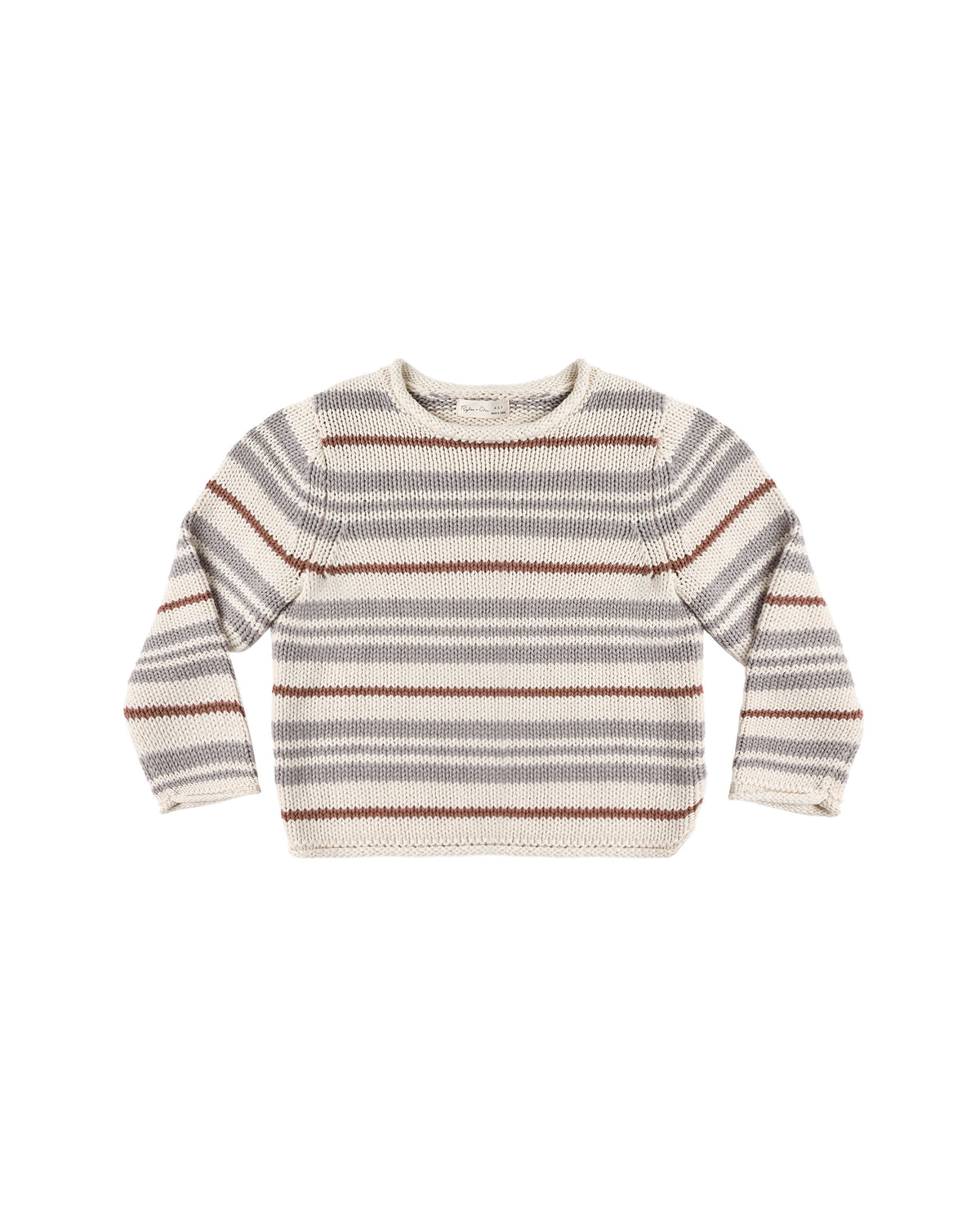 Rylee and Cru Jacques Sweater - Dusty Blue Stripe